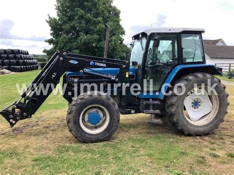 Ford 7840 Power Star Tractor With Trima Fore End Loader Ford J