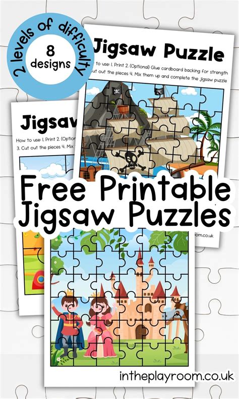 16 Free Printable Jigsaw Puzzles for Kids in 2024 | Jigsaw puzzles for ...