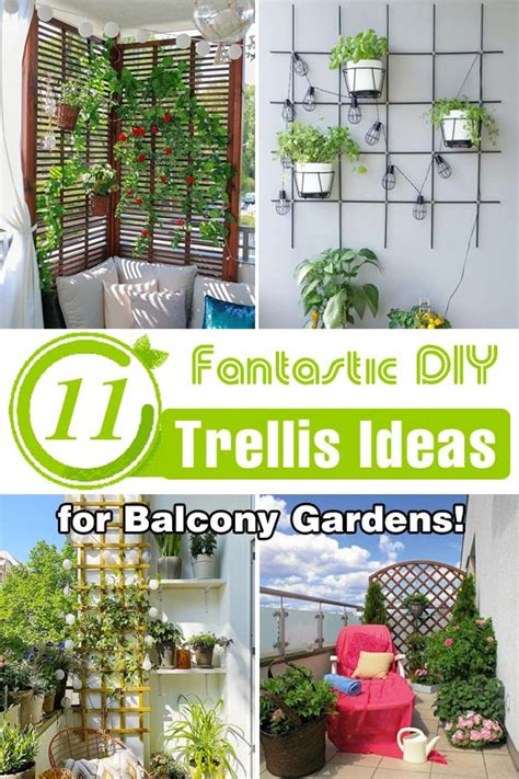 11 Diy Trellis Ideas For Balcony Gardens Hello Lidy Diy Trellis