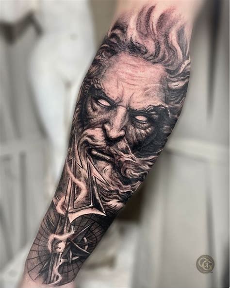 210 Amazing Poseidon Tattoo Designs With Meanings 2022 Greek Gods