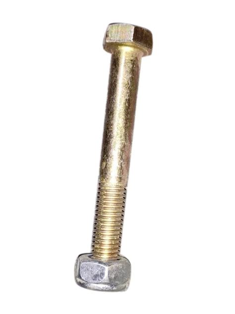 Mild Steel Half Threaded Bolt For Automobile Industry Size M At