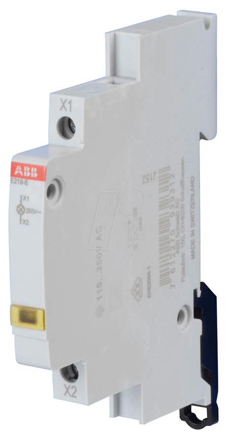 ABB E219 E LED Leuchtmelder 1 Fach 115 250 V AC Gelb Bei