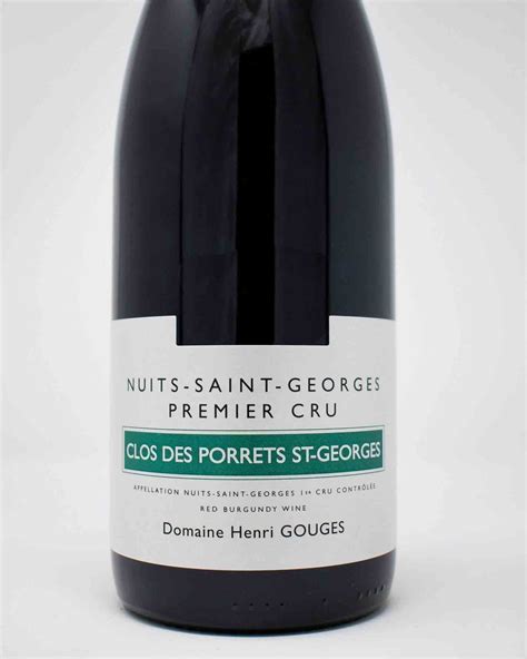 Domaine Henri Gouges Nuits Saint Georges Clos Des Porrets Saint