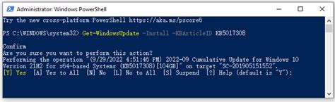 Wie Installieren Sie Windows Updates Mit PowerShell MiniTool