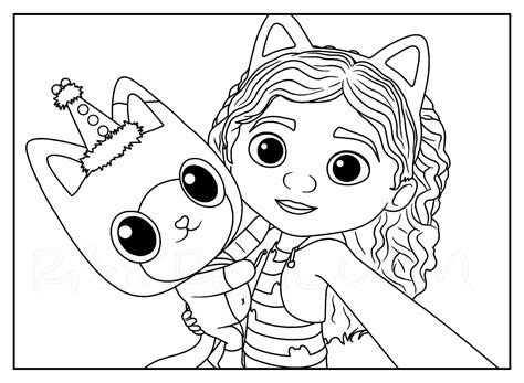 Desenhos da Casa Mágica da Gabby para Colorir e Imprimir Aprender a