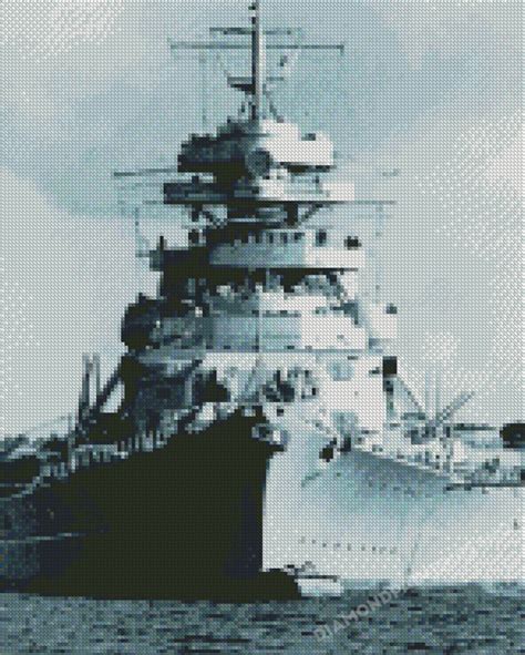 German Battleship Bismarck Diamond Painting Diamondpaintingsshop