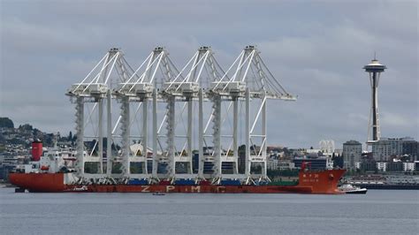 West Seattle Blog Followup West Seattles New Port Cranes On The Way