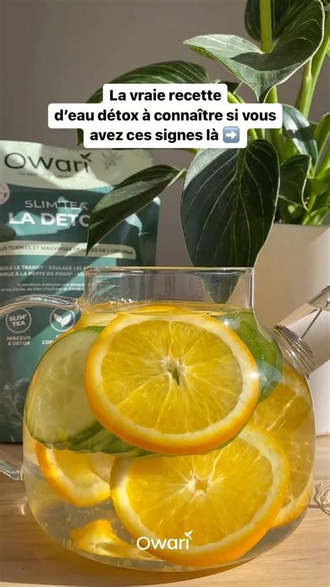 La Vraie Recette D Eau D Tox Owari Jus Pour Maigrir Boisson Pour