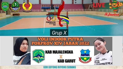 Live Porprov Jabar Pi Kab Majalengka Vs Kab Garut Youtube