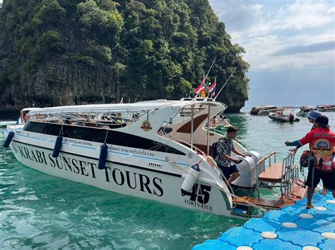 Join In Phi Phi Islands Snorkel Sunset Tour By Speed Boat From Krabi