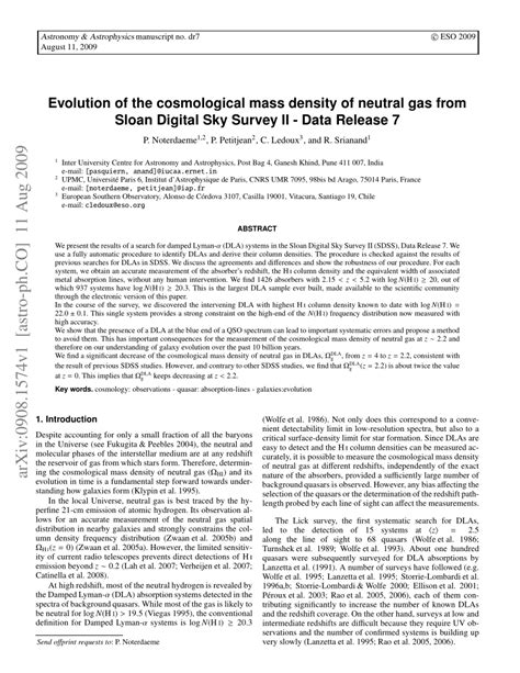 PDF Evolution Of The Cosmological Mass Density Of Neutral Gas From