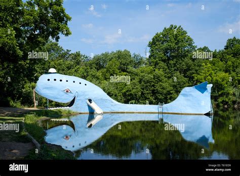 Blue Whale 2680 Oklahoma 66 Is A Roadside Attraction On Us Route 66