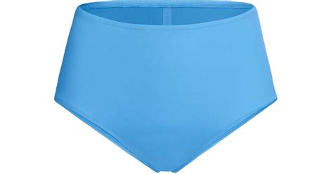 Skims High Waisted Brief Bikini Bottom In Blue Lyst
