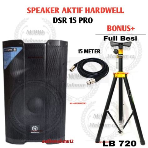 Jual Speaker Aktif Hardwell Dsr 15 Pro 500 Watt Harga Tertera Adalah