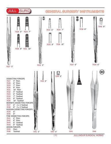 Steel Dissecting Forceps Plain At Best Price In New Delhi Surgical