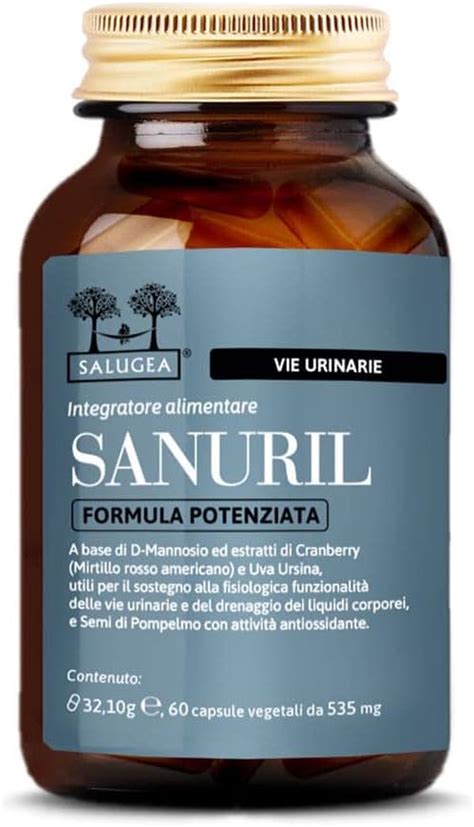 Sanuril Formula Potenziata Salugea Integratore Naturale Con D