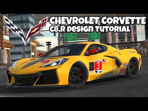 Chevrolet Corvette C R Design Tutorial Car Parking Multiplayer Youtube