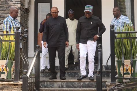 Presidency Peter Obi Visits Ortom In Abuja Photos