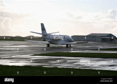 A Close View Of A Cessna Xl Citation Xls Fixed Wing Multi