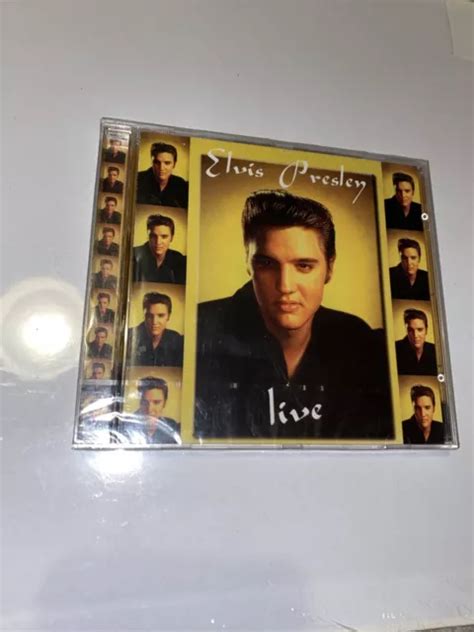 ELVIS PRESLEY LIVE CD Album 15 Tracks Including Interview Brand New And