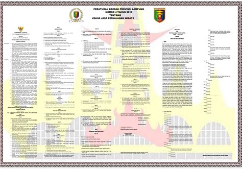 Peraturan Daerah Provinsi Lampung Tahun Dan Referensirakyat