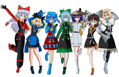 Touhou Girls As Ninjago Character By Ben10ultimateomniver On Deviantart