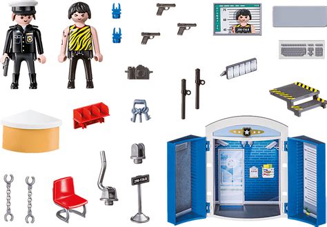 Playmobil 70306 Police Station Play Box City Action Kite And Kaboodle