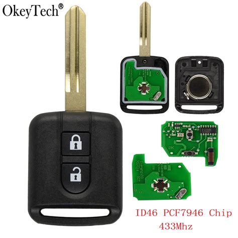 Okeytech Mando A Distancia Para Coche Llave De Coche Con 2 Botones