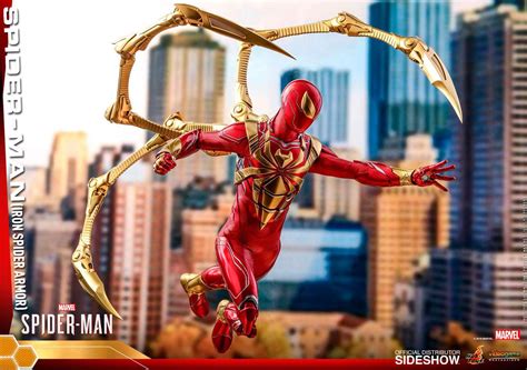 Hot Toys Marvel Comics Iron Spider Man 1 6 Figur Collectables Ch