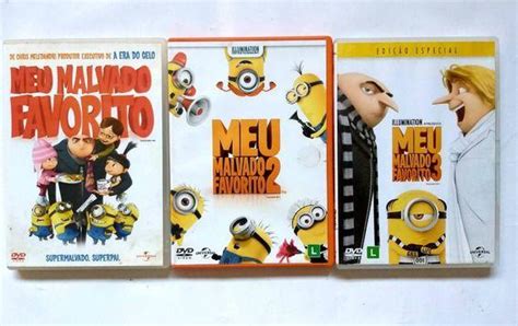 Meu Malvado Favorito 1 2 3 Dvd Original Lacrado Universal Filmes