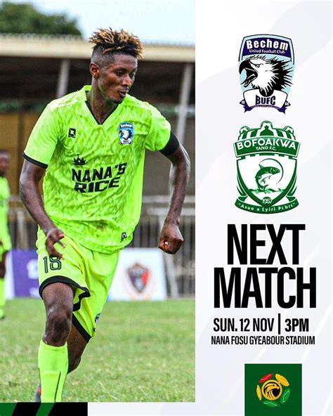 2023 24 Ghana Premier League Week 10 Bechem United V Bofoakwa Tano