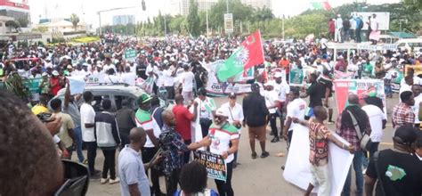 Photos Massive Turnout As Peter Obi Supporters Take Million Man March