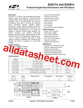 SI32178 B FM Datasheet PDF Silicon Image