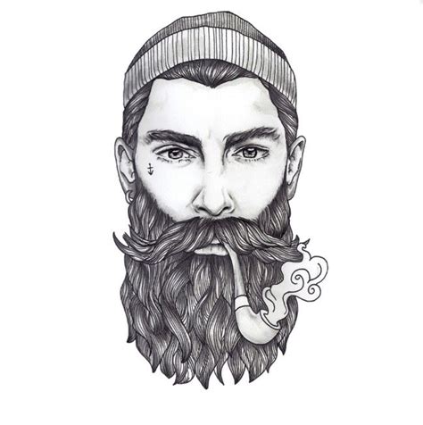 Illustration By Stein Beard Drawing Ink Drawing Tattoo Drawings