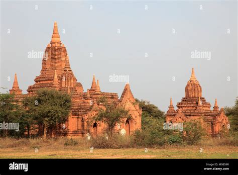 Myanmar Burma Bagan Temples Stock Photo Alamy