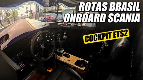 EURO TRUCK SIMULATOR 2 RODANDO NO MAPA ROTAS BRASIL ONBOARD DE SCANIA