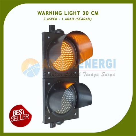 Jual Lampu Warning Light 30Cm 2 Aspek PLN SOLARCELL Kab Tuban