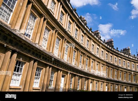 The Circus in Bath Stock Photo - Alamy