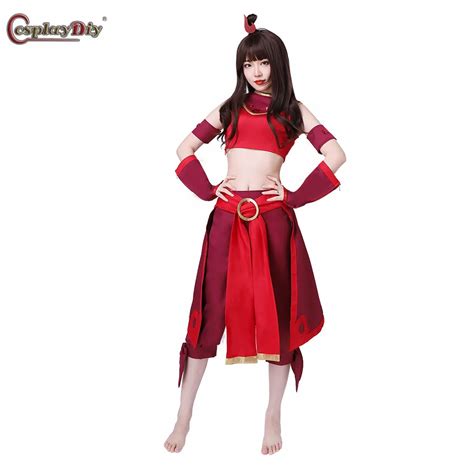 Anime Avatar The Last Airbender Cosplay Katara Fire Nation