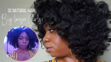 How To Get Big Loose Curls On Natural Hair Twist Out Youtube