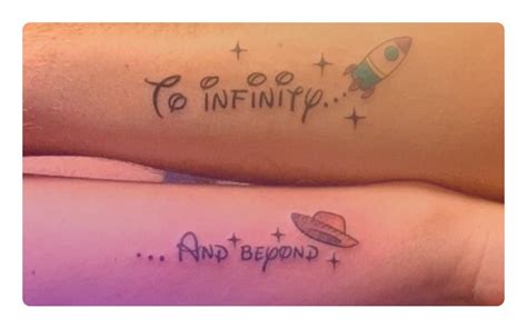 Matching Disney Couple Tattoos