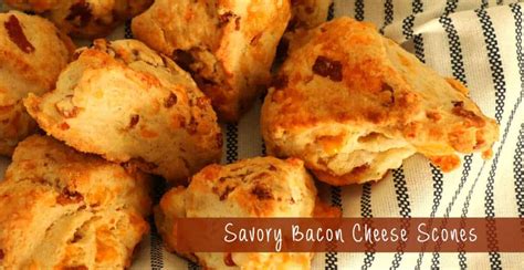 Savory Bacon Cheese Scones - The Salty Marshmallow