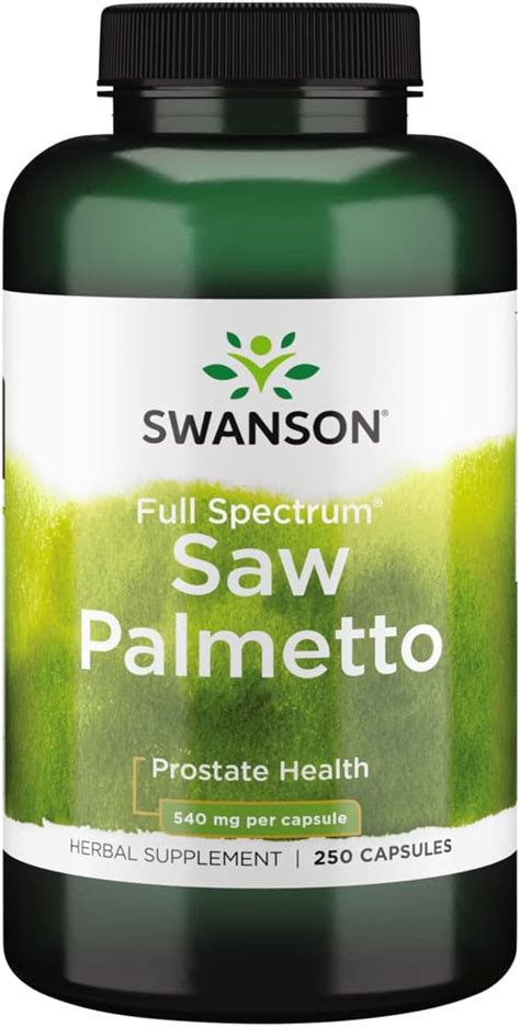 Amazon Swanson Saw Palmetto Herbal Supplement For Men Prostate