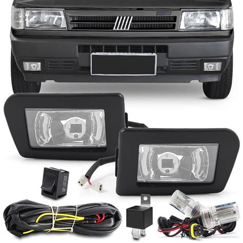 Kit Farol De Milha Neblina Uno Fiorino 1985 A 2008 Kit Xenon