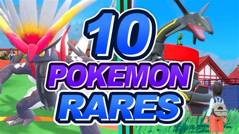 10 POKÉMON SHINY les PLUS RARES de ÉCARLATE et VIOLET YouTube