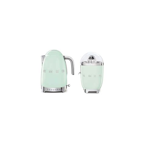 Pack Smeg Bouilloire 1 7l 7 Tasses 2400w Presse Agrumes 70w Mise En