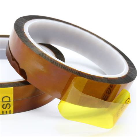 Anti Static ESD Polyimide Pi Adhesive Tape With Silicone Glue For SMT