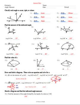 Angle Addition Worksheet Practice And Learn Angle Addition In Geometry