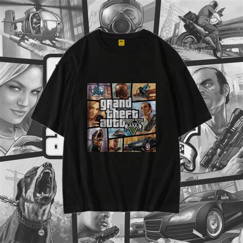 Drop Shoulder T Shirt Gta V Aaz