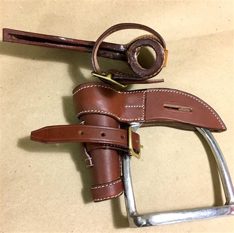 Swapmeet Light Horse Wwi Leather Lance Bucket